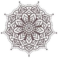 Ethnic Mandala Round Ornament Pattern vector