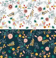 seamless floral pattern vector