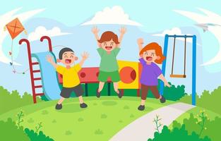 Character Focused Kindergarten Concept Art vector