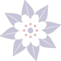 Beautiful flower. Vector illustration. decorative botanical element