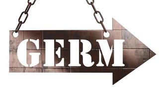 germ word on metal pointer photo