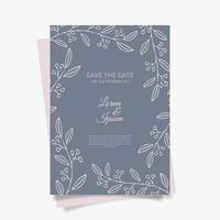 Wedding invitations vector template. save the date. abstract arts design for wedding celebration.  - Vector.