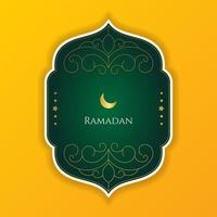 fondo de tarjeta de ramadán ramadán islámico. - vectores. vector