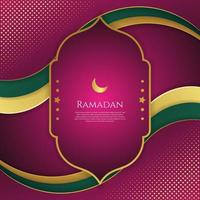 Ramadan islamic greeting design. - Vector. vector