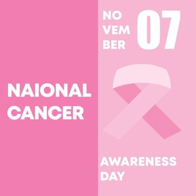 National Day of World Cancer Awareness Ribbon. cancer awareness ribbon