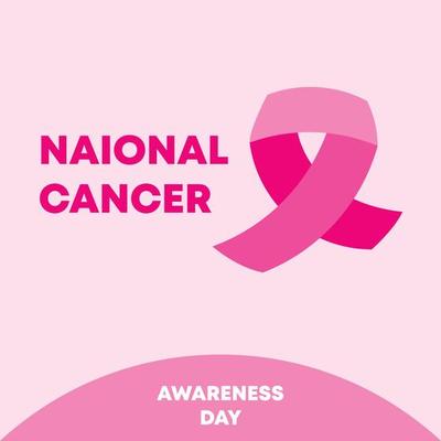 National Day of World Cancer Awareness Ribbon. cancer awareness ribbon