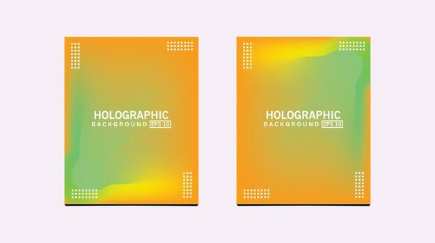 fondo simple con diseño de tema holográfico. vector