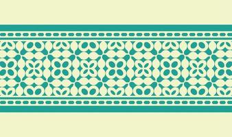 plantilla de diseño de borde de patrón ornamental vector