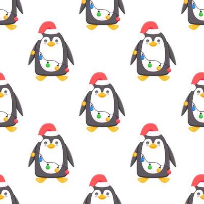 Cute christmas vector hand drawn scandinavian winter penguin in hat image in  profile. Cool illustration for nursery baby t-shirt, kids apparel,  invitation. Simple child design 4533049 Vector Art at Vecteezy