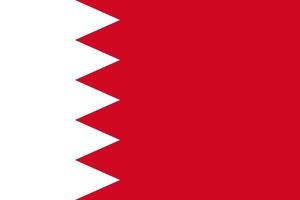 The flag of Bahrain vector icon