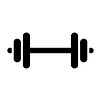 Dumbbell icon. Vector illustration isolated on white background