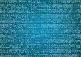 Technology binary background. Binary on blue background vector