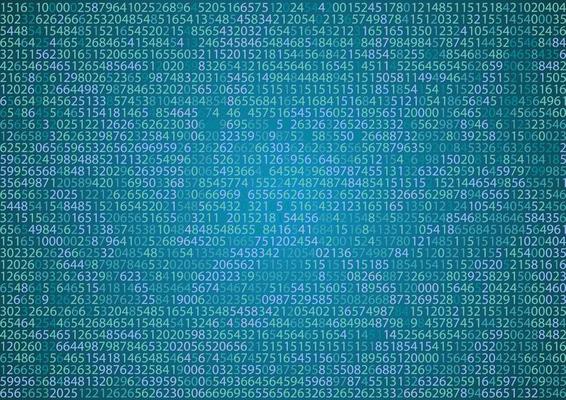 Technology binary background. Binary on blue background