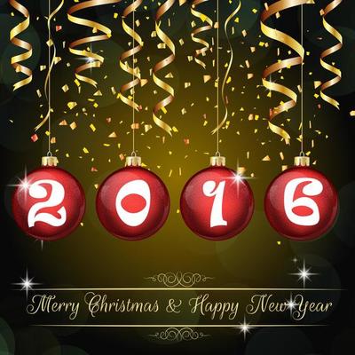 Happy New Year 2016 background