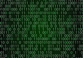 Technology binary background. Binary on green background.vector vector