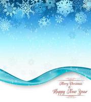 Merry christmas and happy new year background. vector