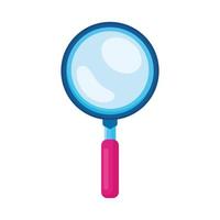 search magnifying glass vector