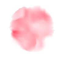 Pink realistic watercolor background. Watercolor round brush strokes on isolated background. Vector template created by Mesh tool for background, wallpaper, print design. EPS10
