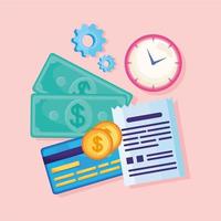 budget management money vector