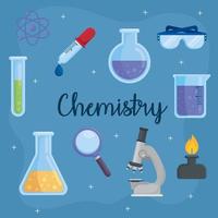banner of chemistry vector