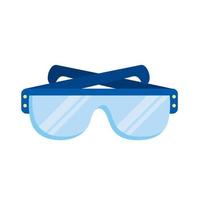 safety lab goggles vector