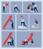 teamwork, business people vector