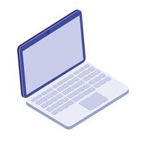 laptop computer device vector