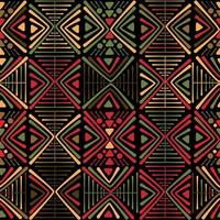 concepto africano de patrones sin fisuras vector