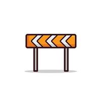 Barrier Road Icon vector