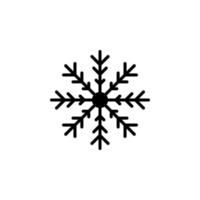 Winter, Snowfall, Snow, Snowflake Solid Icon Vector Illustration Logo Template. Suitable For Many Purposes.