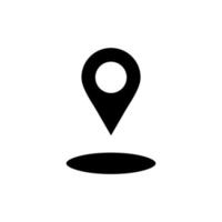 Gps, Map, Navigation, Direction Solid Icon Vector Illustration Logo Template. Suitable For Many Purposes.