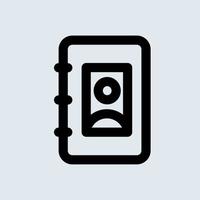 Phonebook vector icon