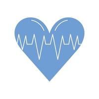 medical heart beat vector
