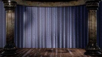 stage curtain with light and shadow video