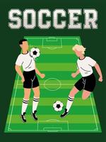 soccer players sport vector