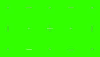 Ilustración de vector de diseño de estilo plano de pantalla de fondo de clave de croma de color verde.