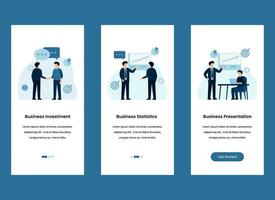 Business presentation concept. Can use for web banner, infographics, hero images. Flat isometric vector illustration isolated on white background.