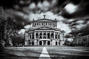 la antigua ópera de frankfurt foto