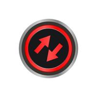 this is interface button icon logo template vector