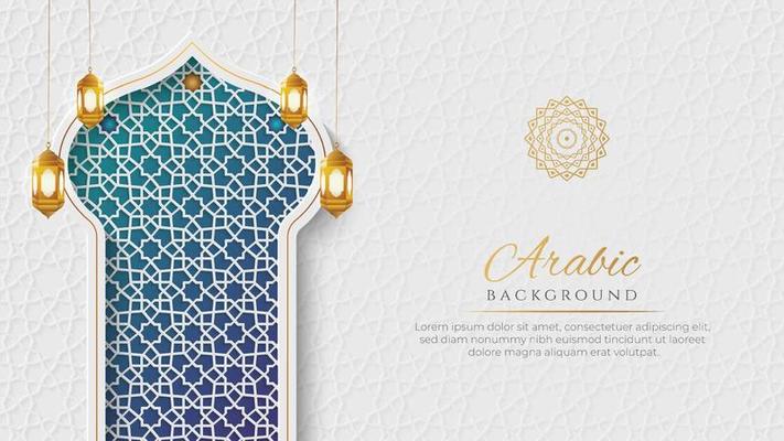 Islamic Background Blue Vector Art, Icons, and Graphics for Free Download