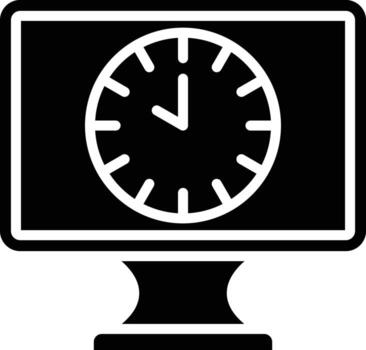 24 Hours Open Icon Style vector