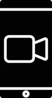 Video Call Icon Style vector