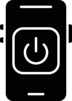 Mobile Power Icon Style vector