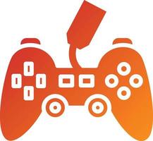 estilo de icono de venta de gamepad vector