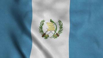 guatemala ondeando la bandera con textura de tela. representación 3d foto