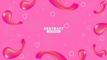 fondo abstracto rosa moderno vector