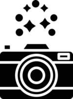 New Year Camera Icon Style vector