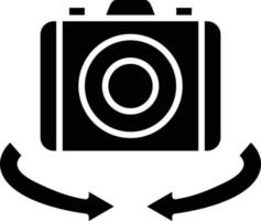 Vr Camera Icon Style vector