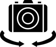 Vr Camera Icon Style vector