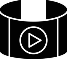Video Player Icon Style vector